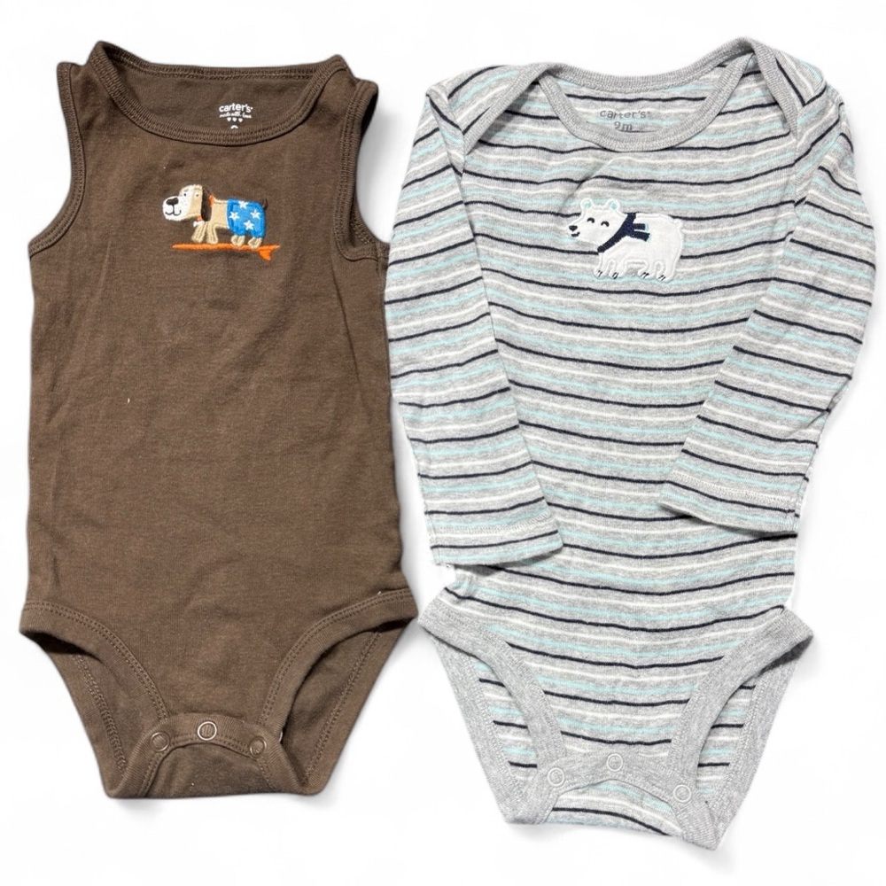 Carter's |  Baby Boy Onesies Bundle | 9M